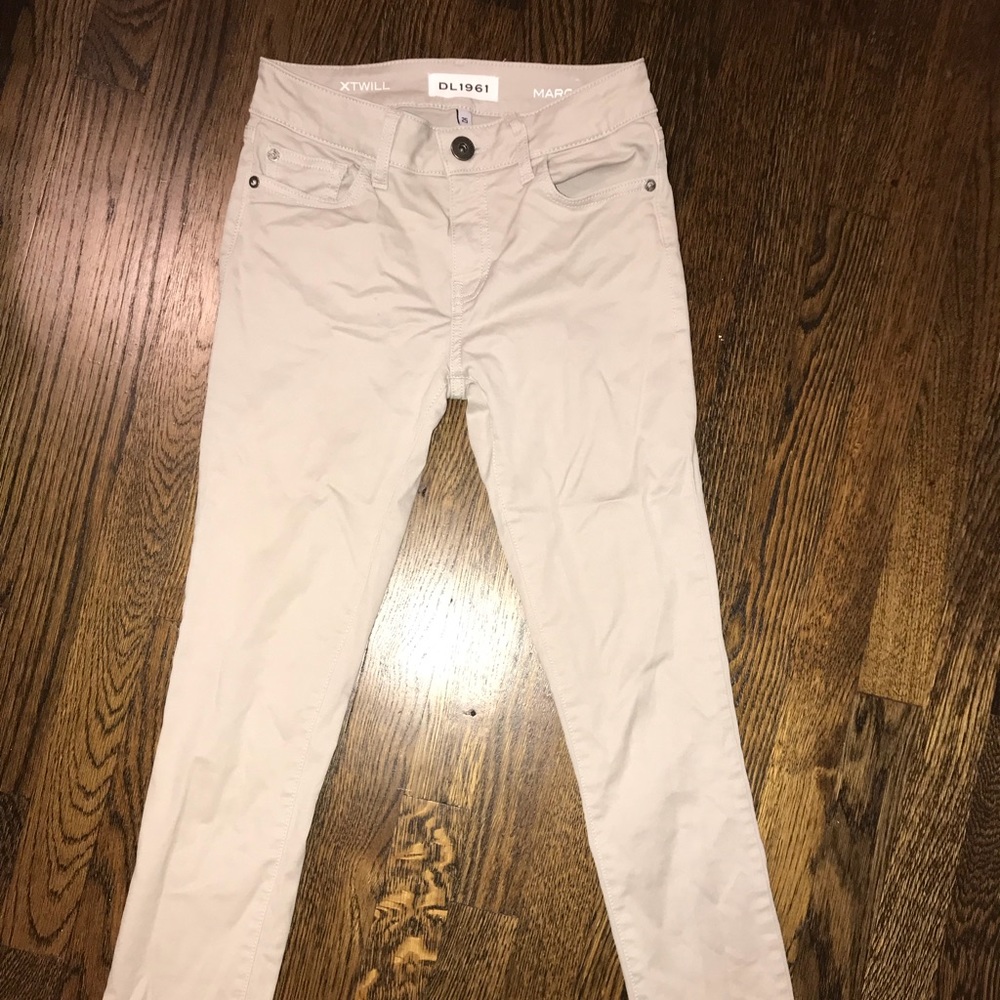 Khaki skinny pants